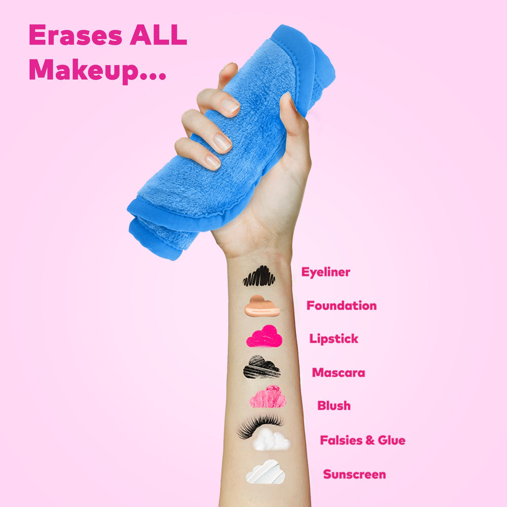 MakeUp Eraser PRO durable fibers demonstrated for long-lasting use