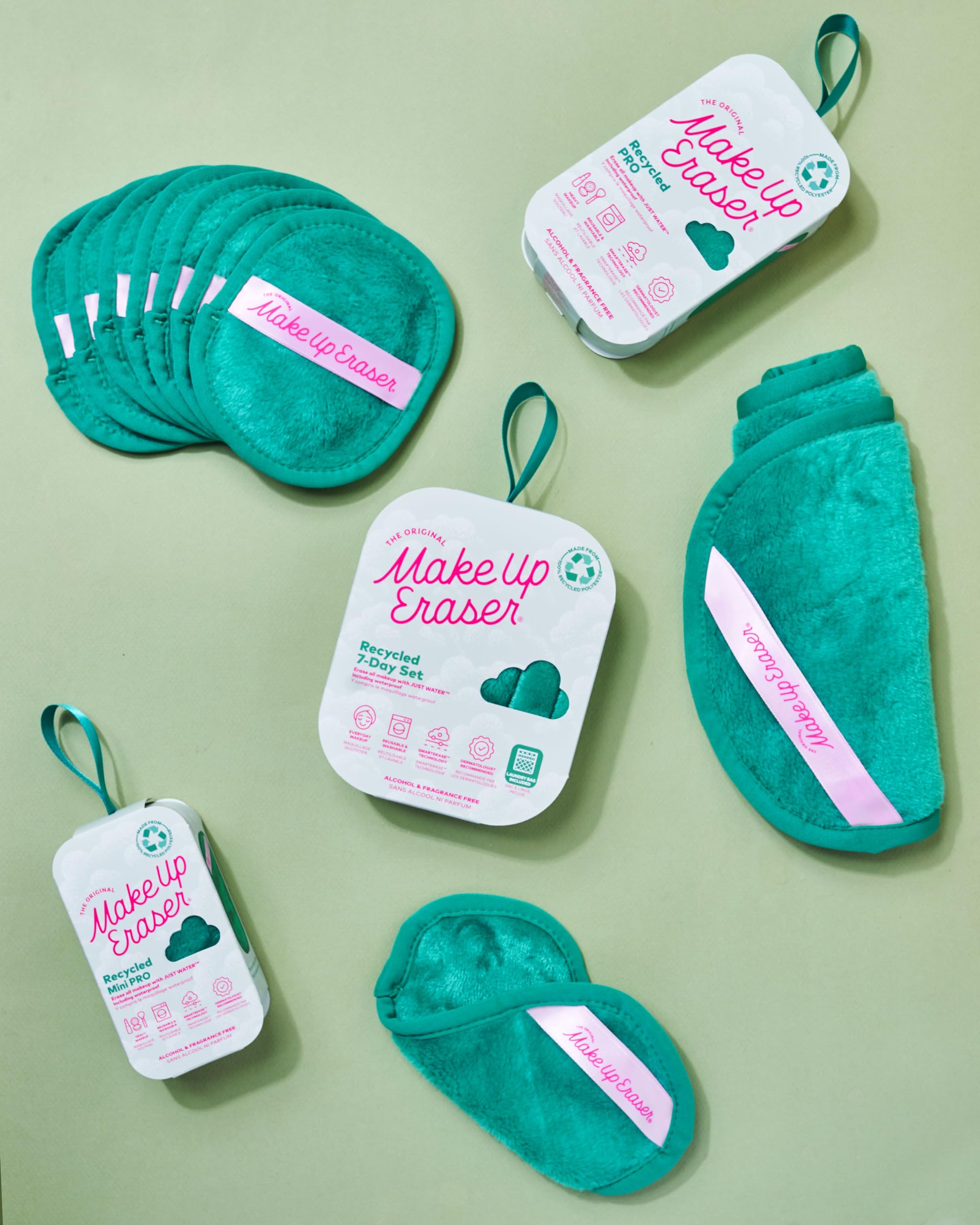 MakeUp Eraser PRO exfoliation side for skin refinement.