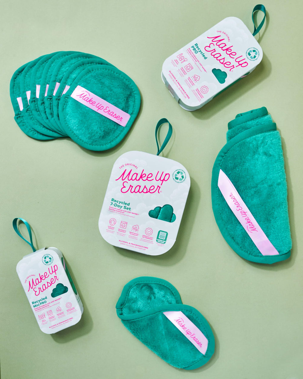 MakeUp Eraser PRO exfoliation side for skin refinement.