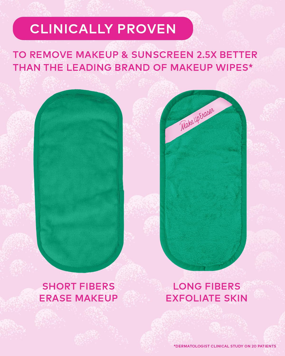 MakeUp Eraser PRO lipstick removal leaves smooth, residue-free lips.