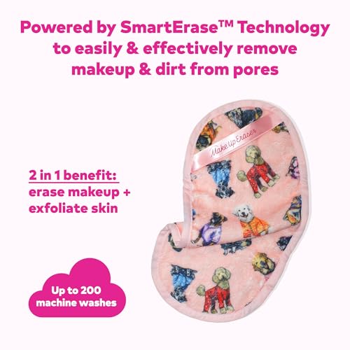 MakeUp Eraser PRO long-fiber side exfoliates for smoother skin