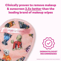 MakeUp Eraser PRO short-fiber side erases makeup gently