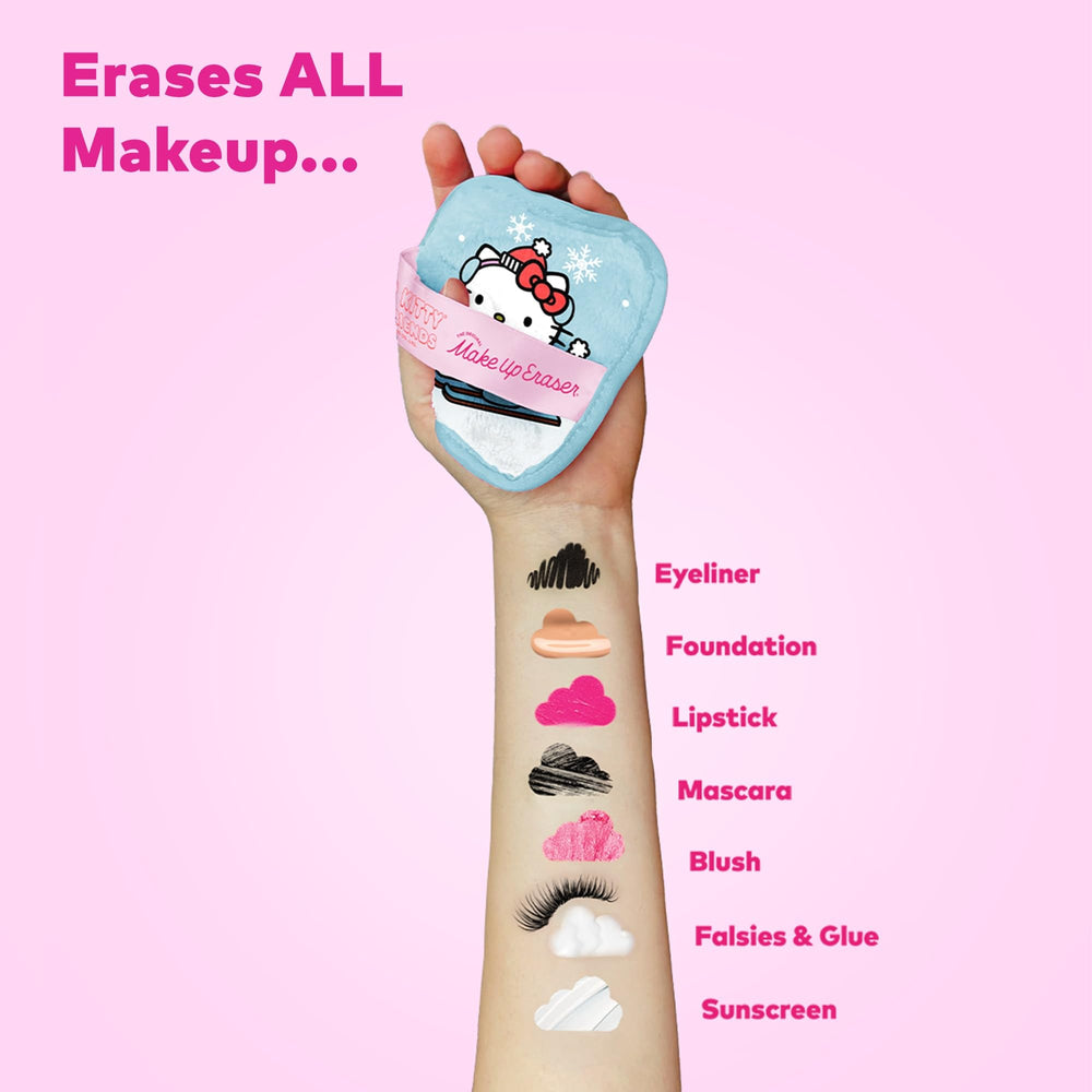 MakeUp Eraser removes waterproof mascara with water.