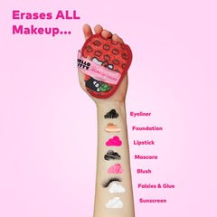 Removes waterproof mascara with MakeUp Eraser during gentle cleansing.