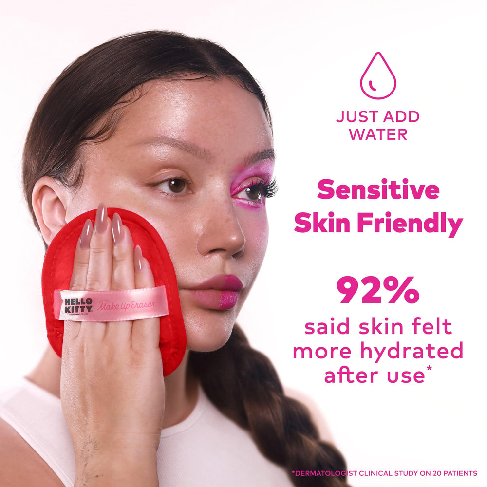 Reusable, machine-washable MakeUp Eraser fibers offer eco-friendly makeup removal.