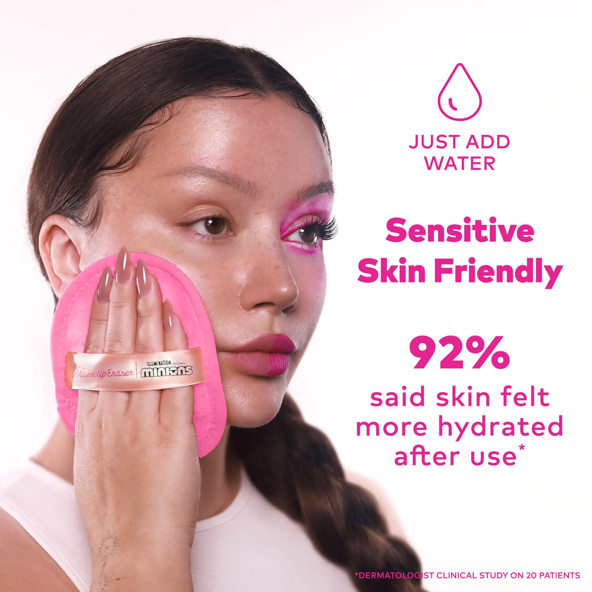 MakeUp Eraser skin-friendly close-up conveys gentle, non-irritating care