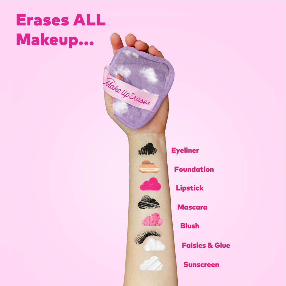 MakeUp Eraser skin-friendly fibers are safe for all skin types.