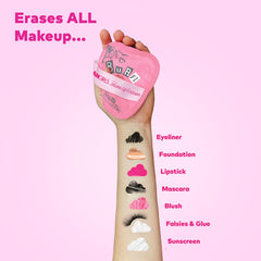 MakeUp Eraser soft microfiber fibers glide over skin during cleansing.