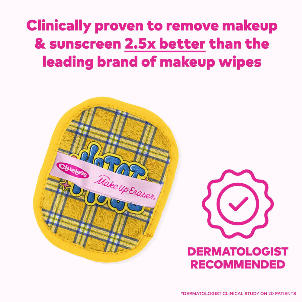 MakeUp Eraser water-activated cleansing in action for easy makeup removal.