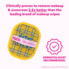 MakeUp Eraser water-activated cleansing in action for easy makeup removal.