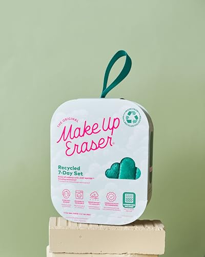 MakeUp Eraser water-only removal shows makeup erased with just water