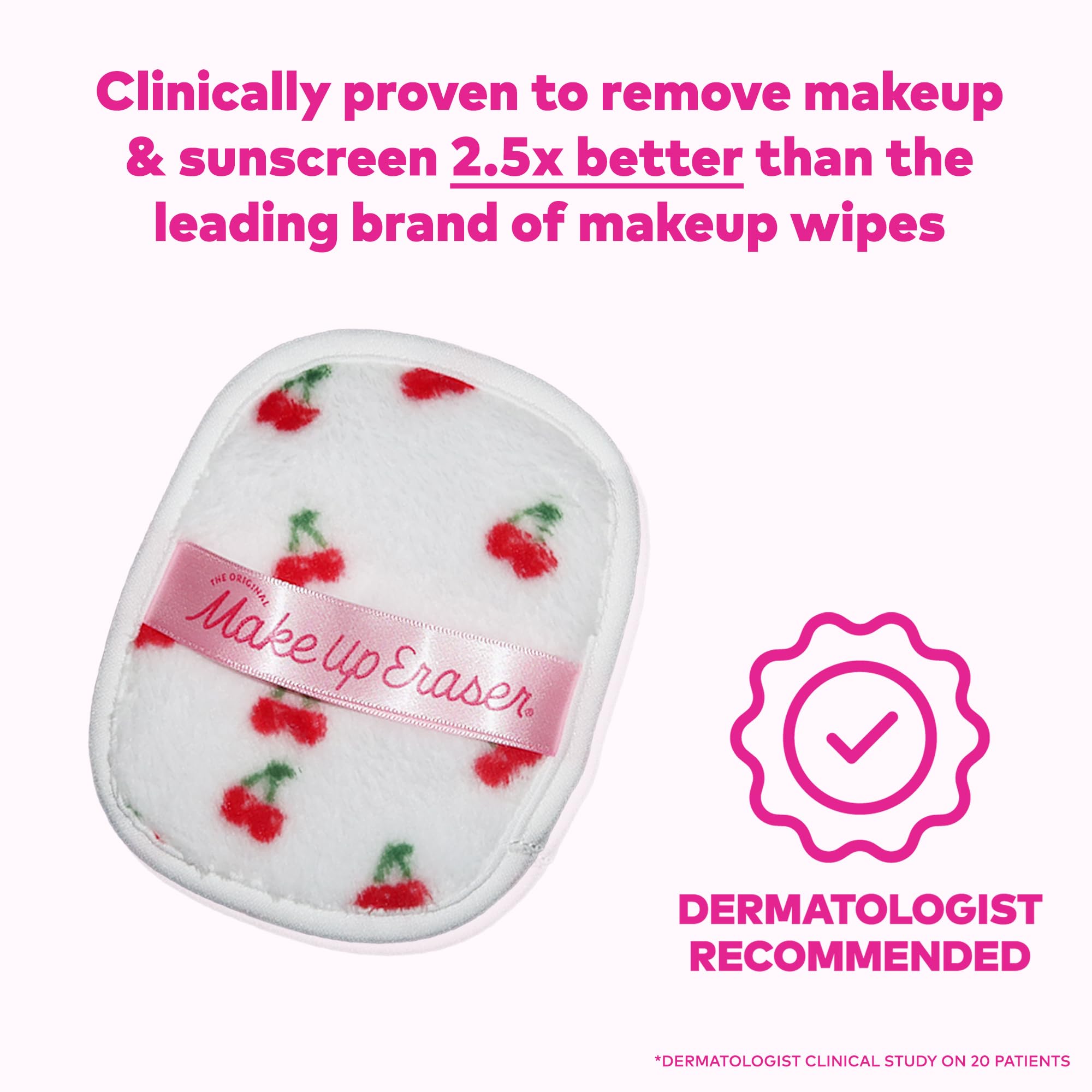MakeUp Eraser dual-sided cloth demonstrates makeup removal and gentle exfoliation