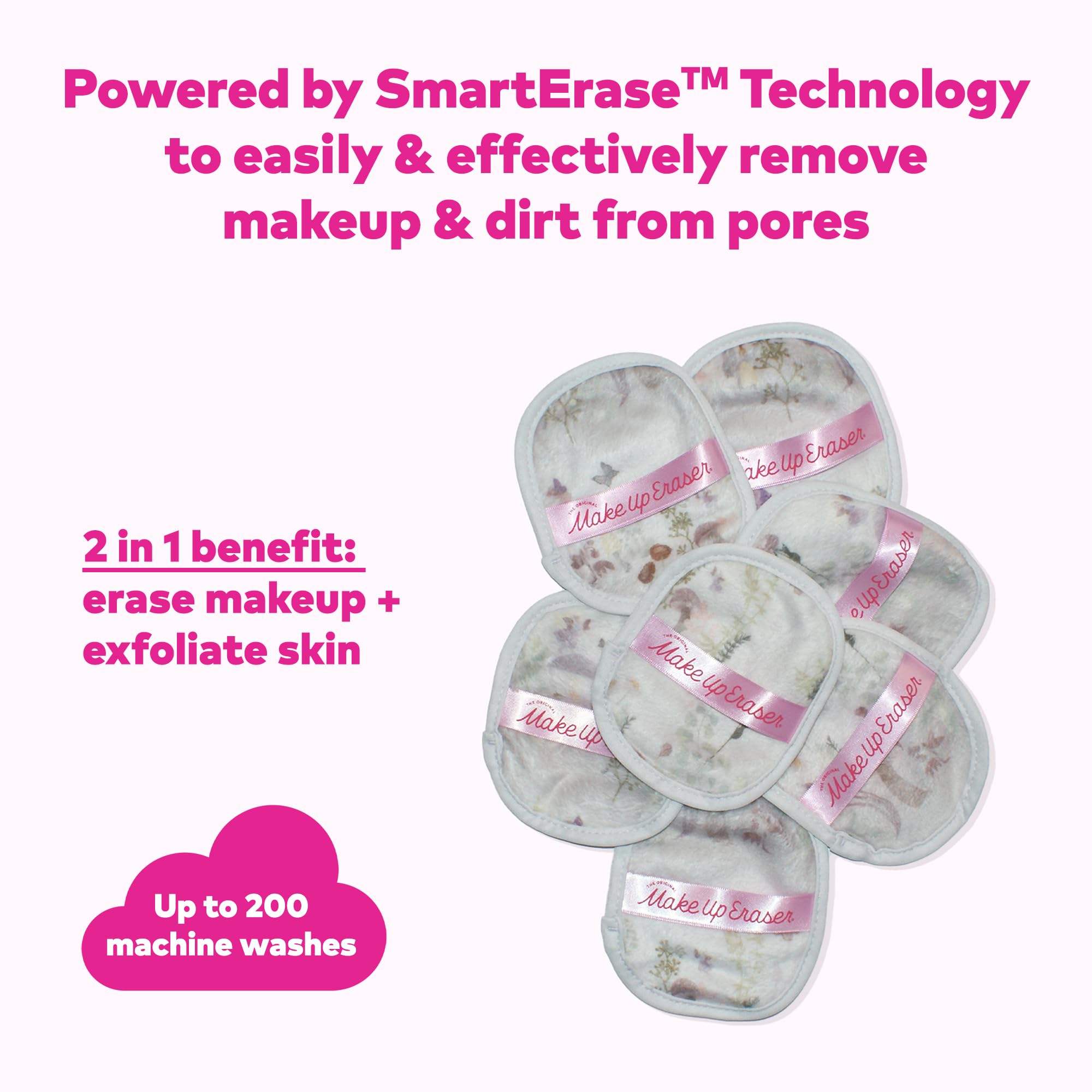 MakeUp Eraser for waterproof mascara and eyeliner removal using only water