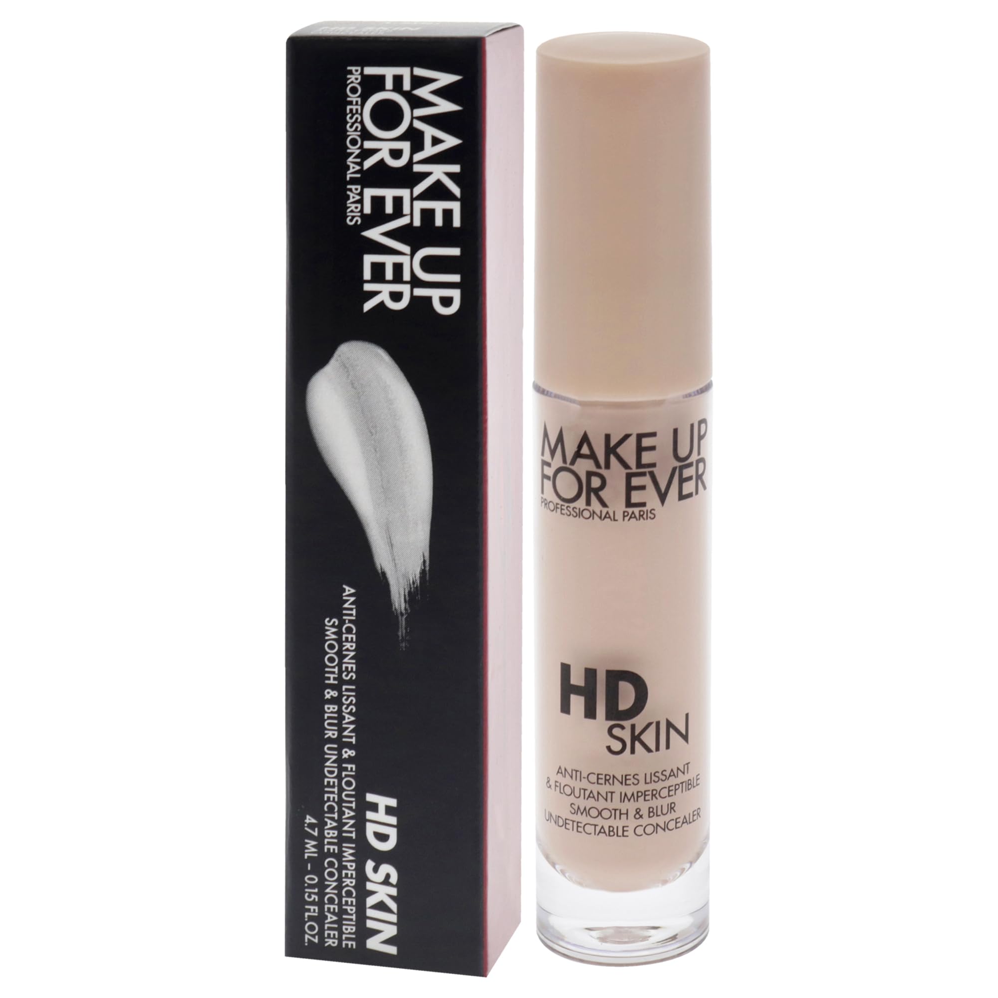 Make Up For Ever HD Skin Concealer close-up texture highlights ultra-thin formula