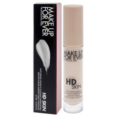 Make Up For Ever HD Skin Concealer demonstrates Smooth-Skin Complex for improved balance.