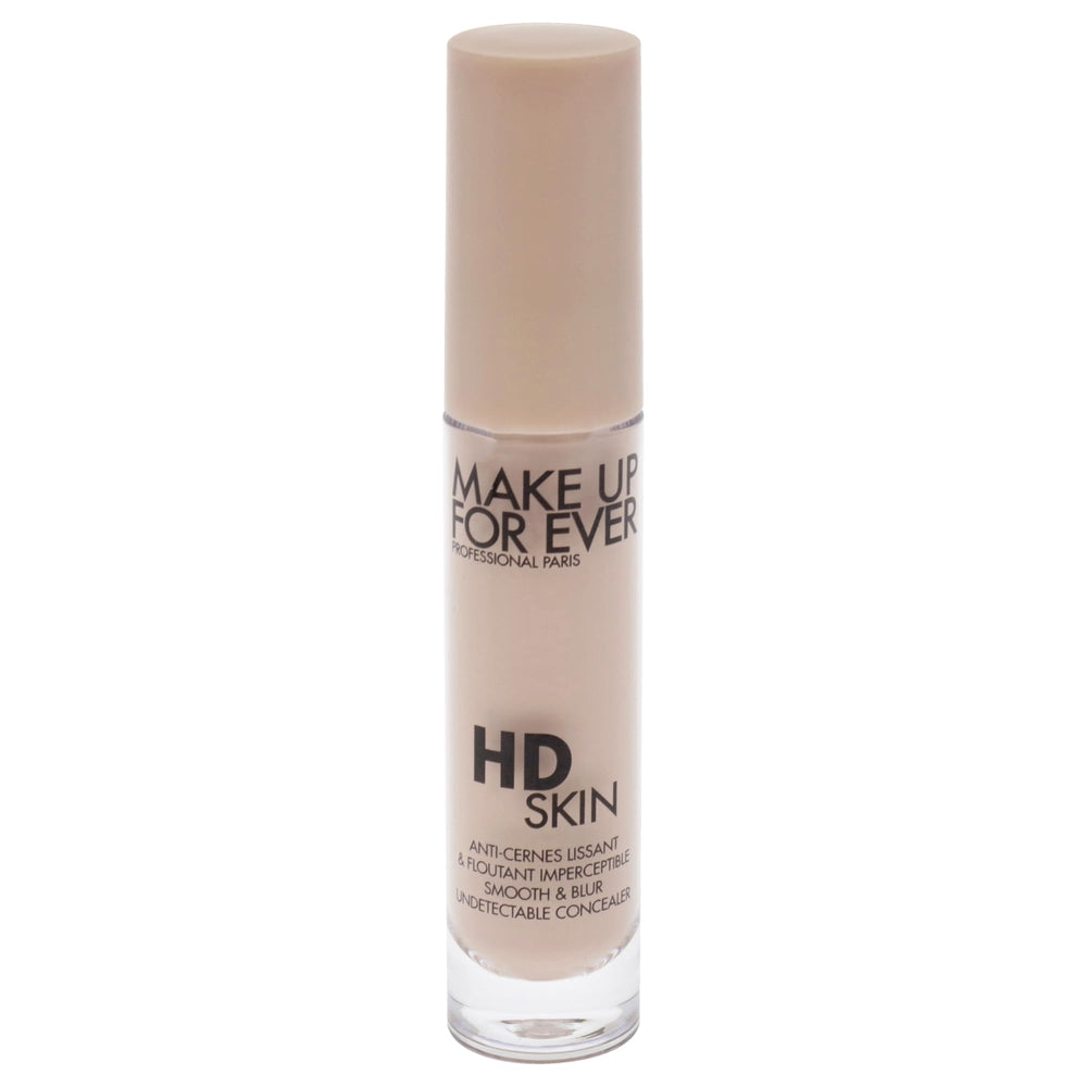 Make Up For Ever HD Skin Concealer Linen swatches showing natural tone