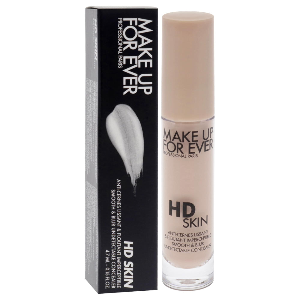 Make Up For Ever HD Skin Concealer under-eye application demonstrates smooth blur