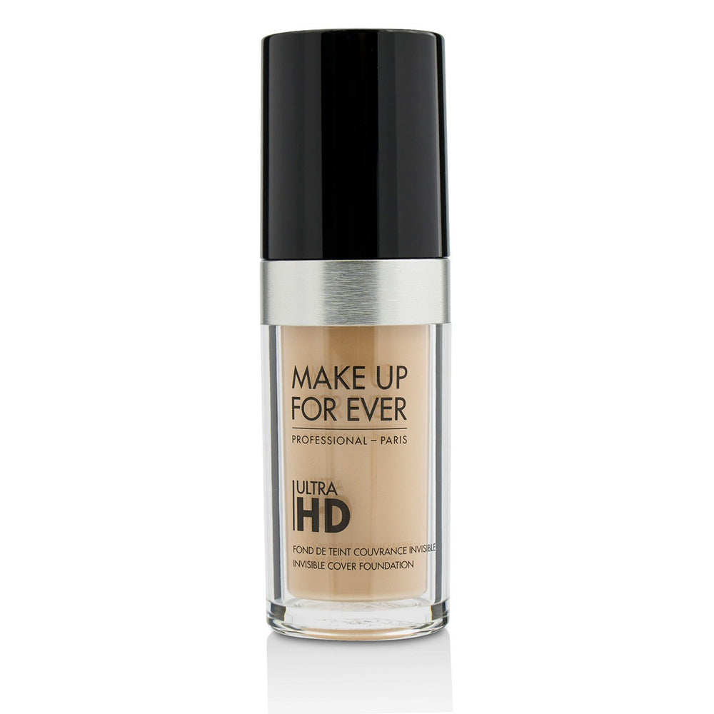Make Up For Ever HD Ultra Foundation swatches on skin for even tone, lasting wear.