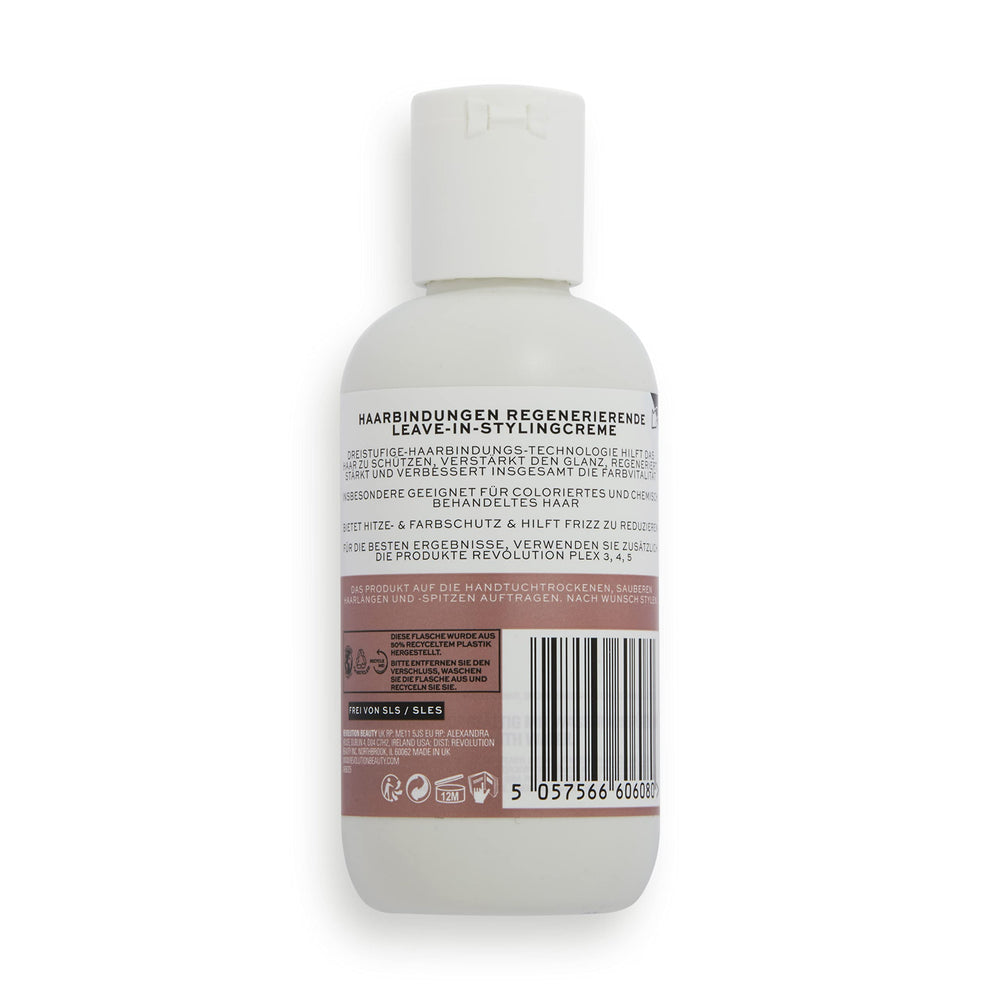 Close-up of Plex 6 Bond Restore texture shows creamy smoothing formula.