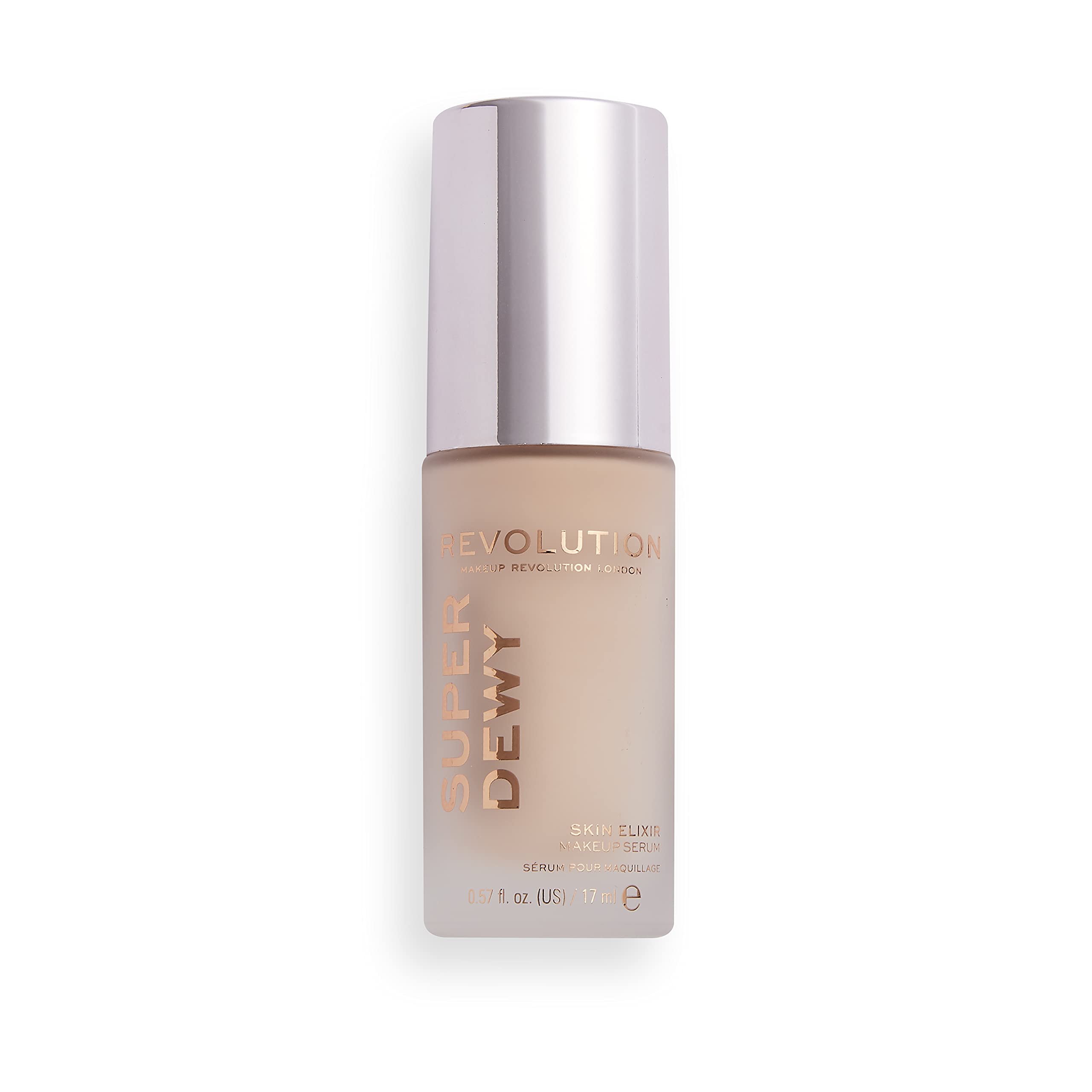 Hands applying Makeup Revolution Superdewy Serum for an even blend