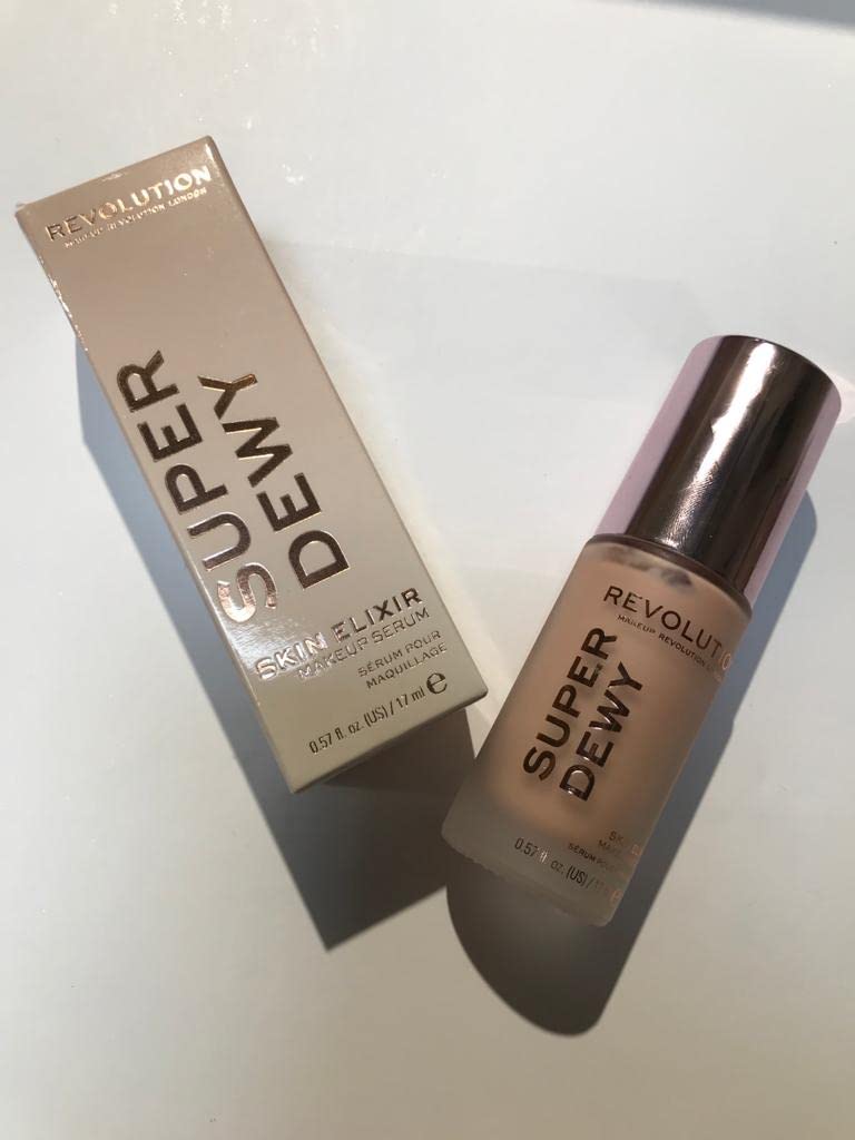 Makeup Revolution Superdewy Serum on cheek creates a natural glow