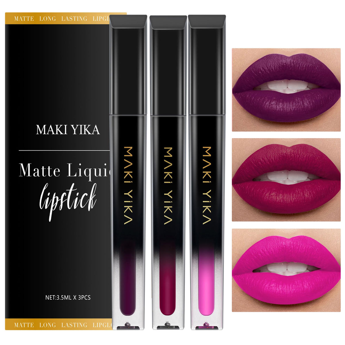 MAKI YIKA lipstick set packaging, ideal for gifting and daily use