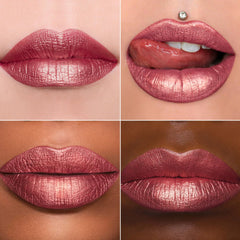 MAKI YIKA Be Happy lipstick packaging with glittery tube design