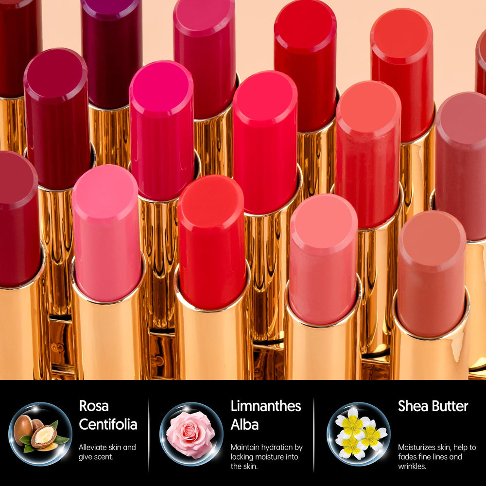 Maki Yika brown nude glossy finish for subtle, polished lips