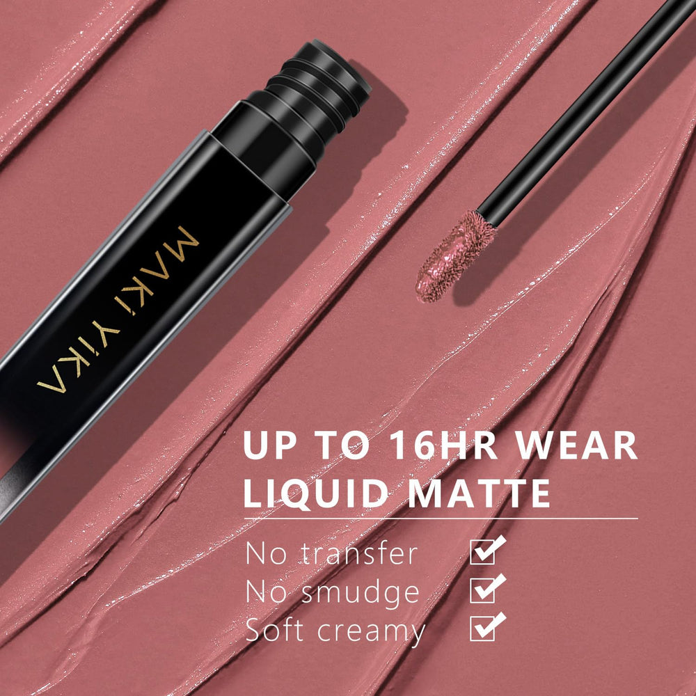 MAKI YIKA matte finish close-up reveals velvety texture