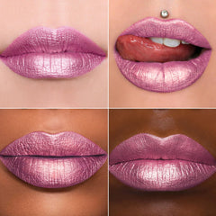 MAKI YIKA metallic lip gloss with glitter finish for high-shine durability