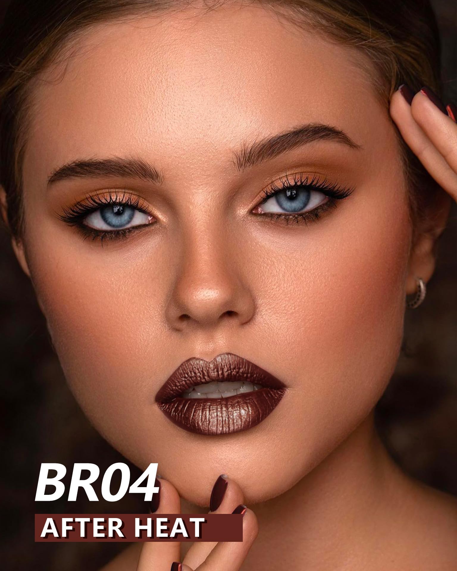 Transfer-proof feel after setting for Maki Yika lipstick.