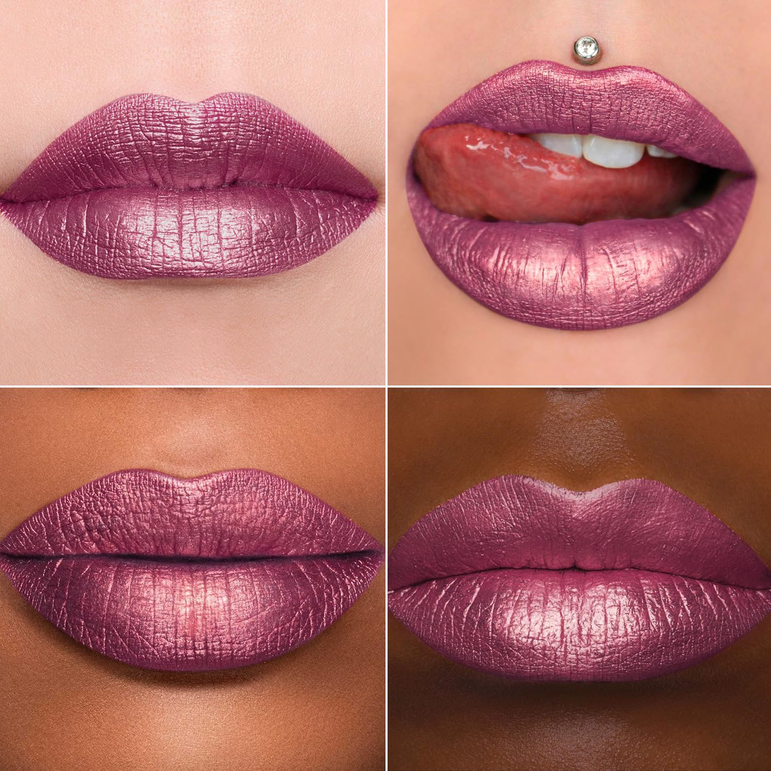 MAKI YIKA lipstick swatches on arm reveal vibrant color and shine