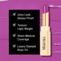 Maki Yika Lavender MA065 close-up texture shows creamy glide.