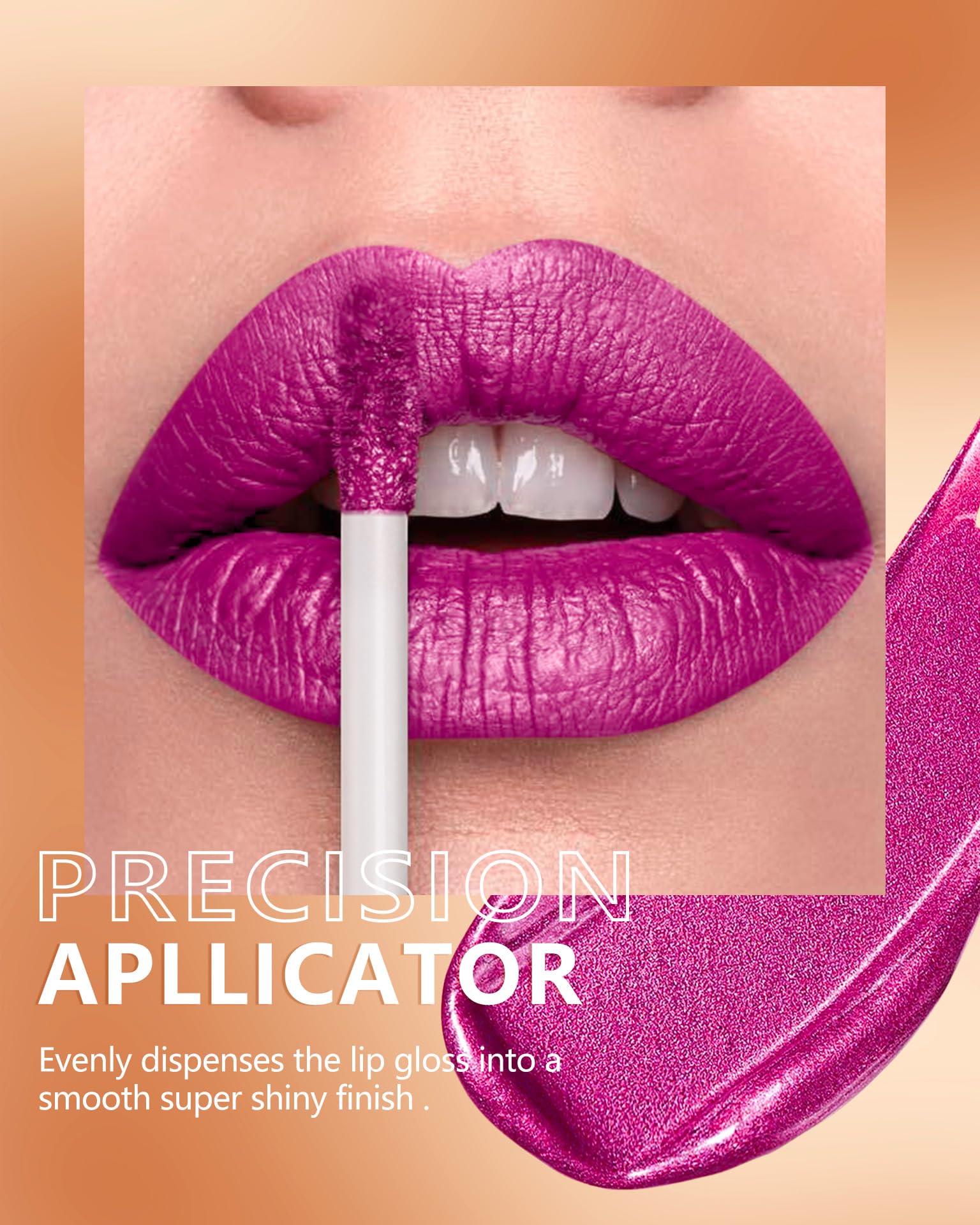 Maki Yika pearlized pigments close-up delivering luminous shimmer