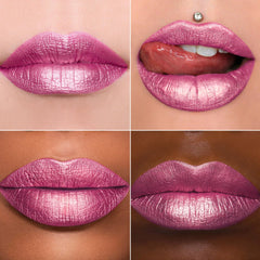 MAKI YIKA Sweet Rose lipstick swatch reveals rich color payoff