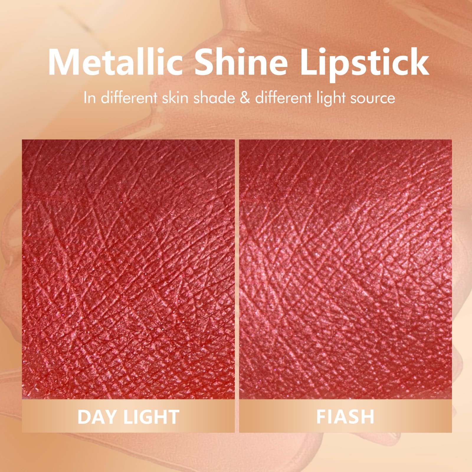 MAKI YIKA transfer-proof swatch stays on lips and cups.