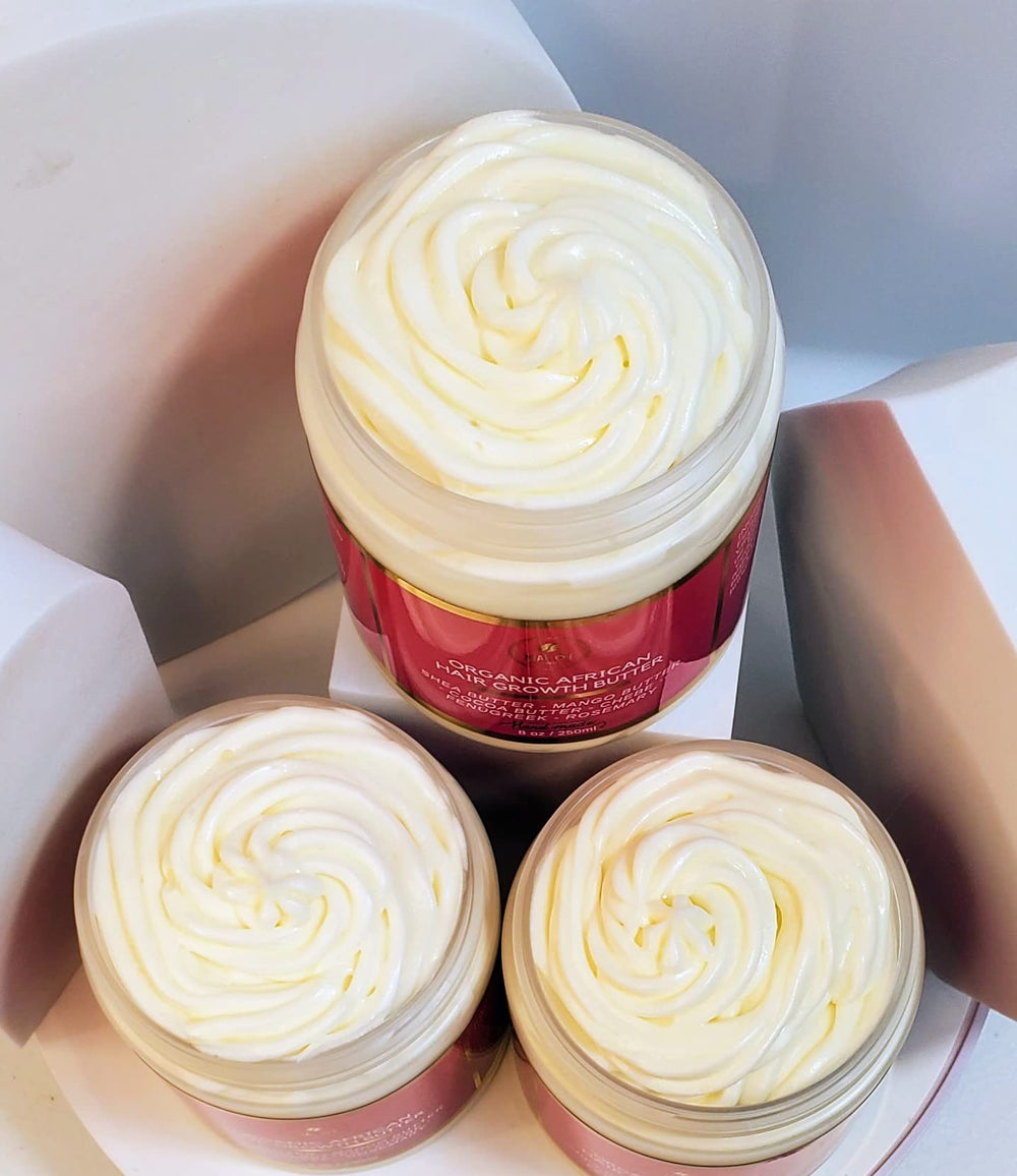 Makof Beauty Chebe Hair Butter rich texture; generous glide to seal moisture.
