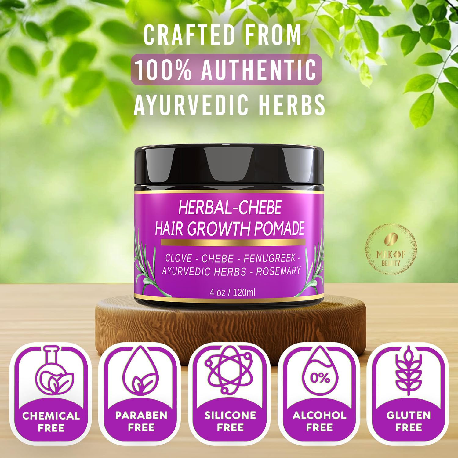Product application scene demonstrating smooth, even distribution on hair