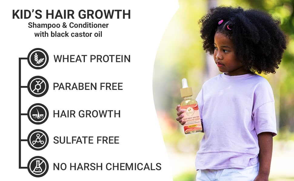 MAKOF Kid's Hair Growth Set ideal for daily kid care