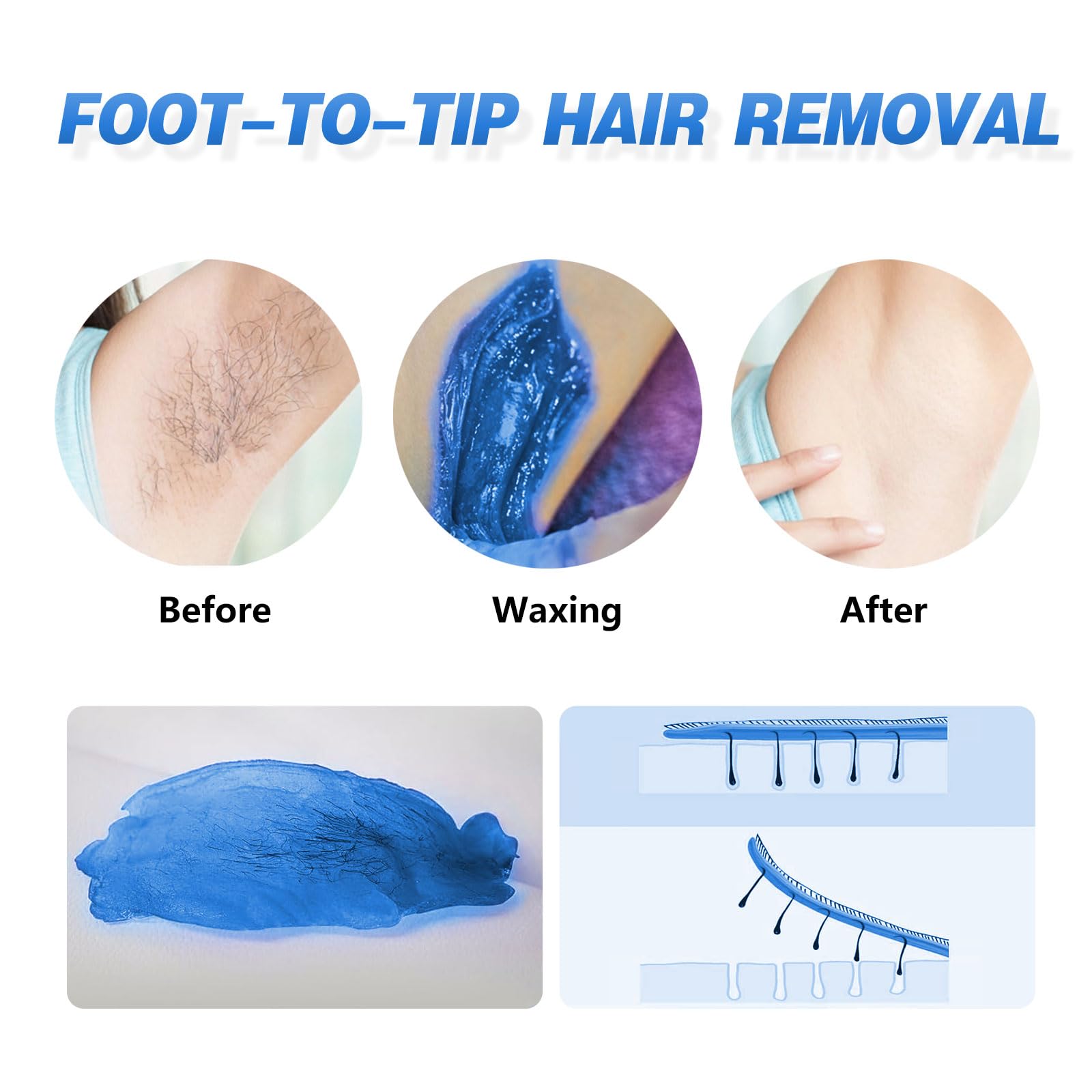Makupala full-body waxing beads for consistent salon service.