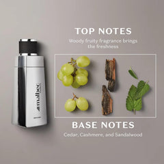 Malbec Magnetic heart notes featuring juniper and rose for refined daytime wear