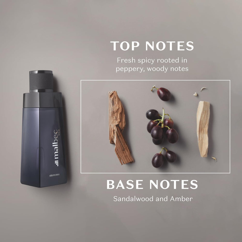 Malbec Noir oak-barrel-aging image evokes French oak aging and wine-inspired depth.