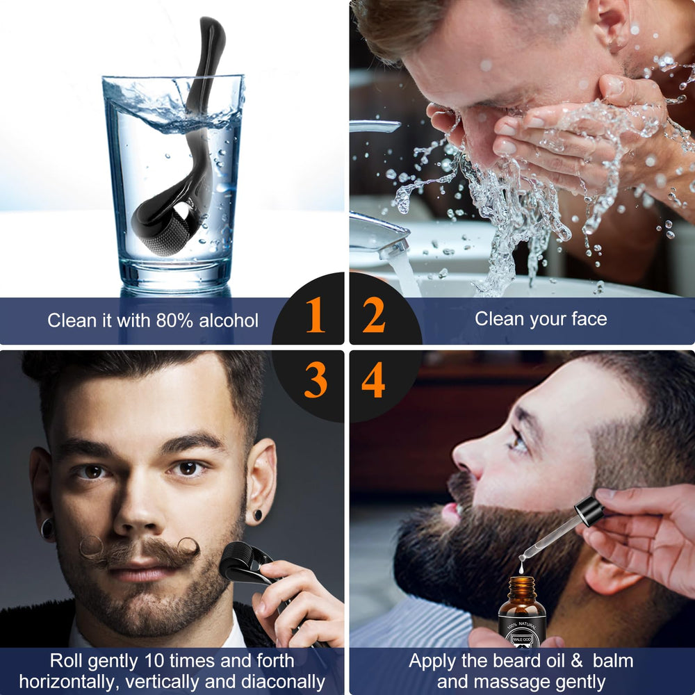 MALE GOD travel-friendly grooming kit in compact case.