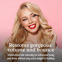 Malibu C Blondes Enhancing Conditioner label closeup notes vegan and sulfate-free care