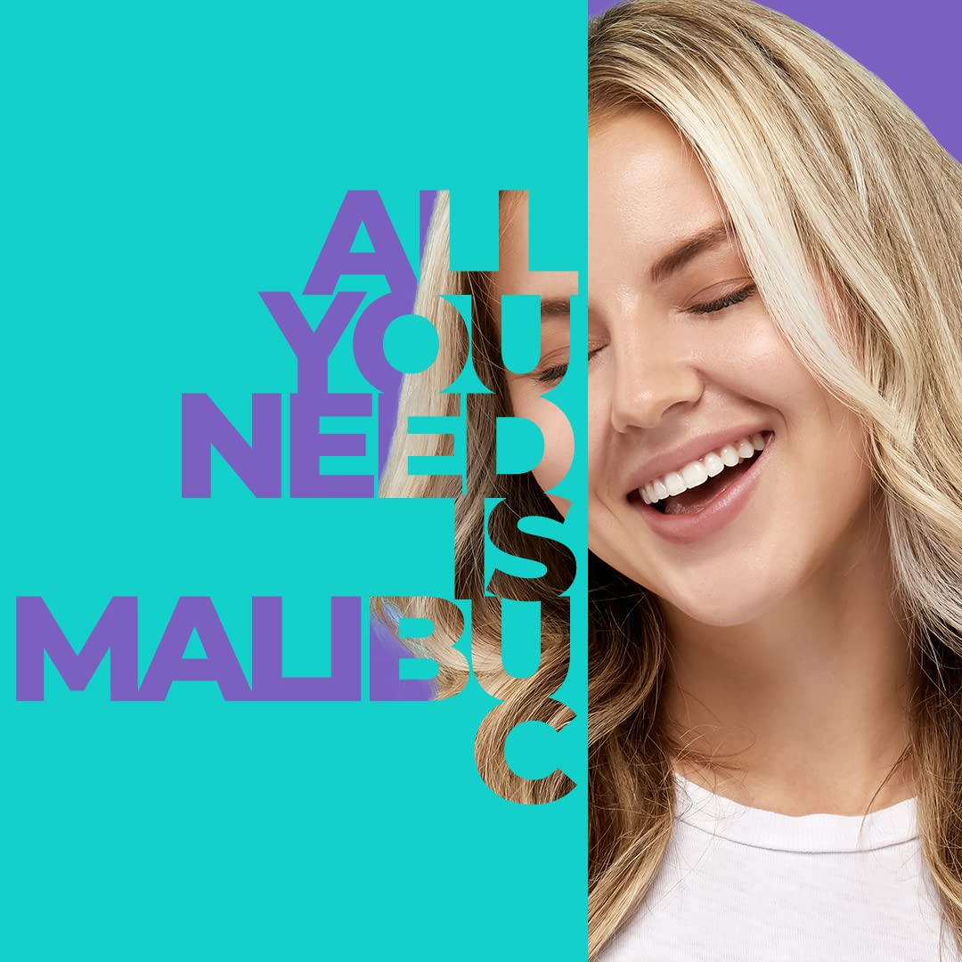 Malibu C Blondes Wellness Remedy with bundled sachets for convenient color refresh.