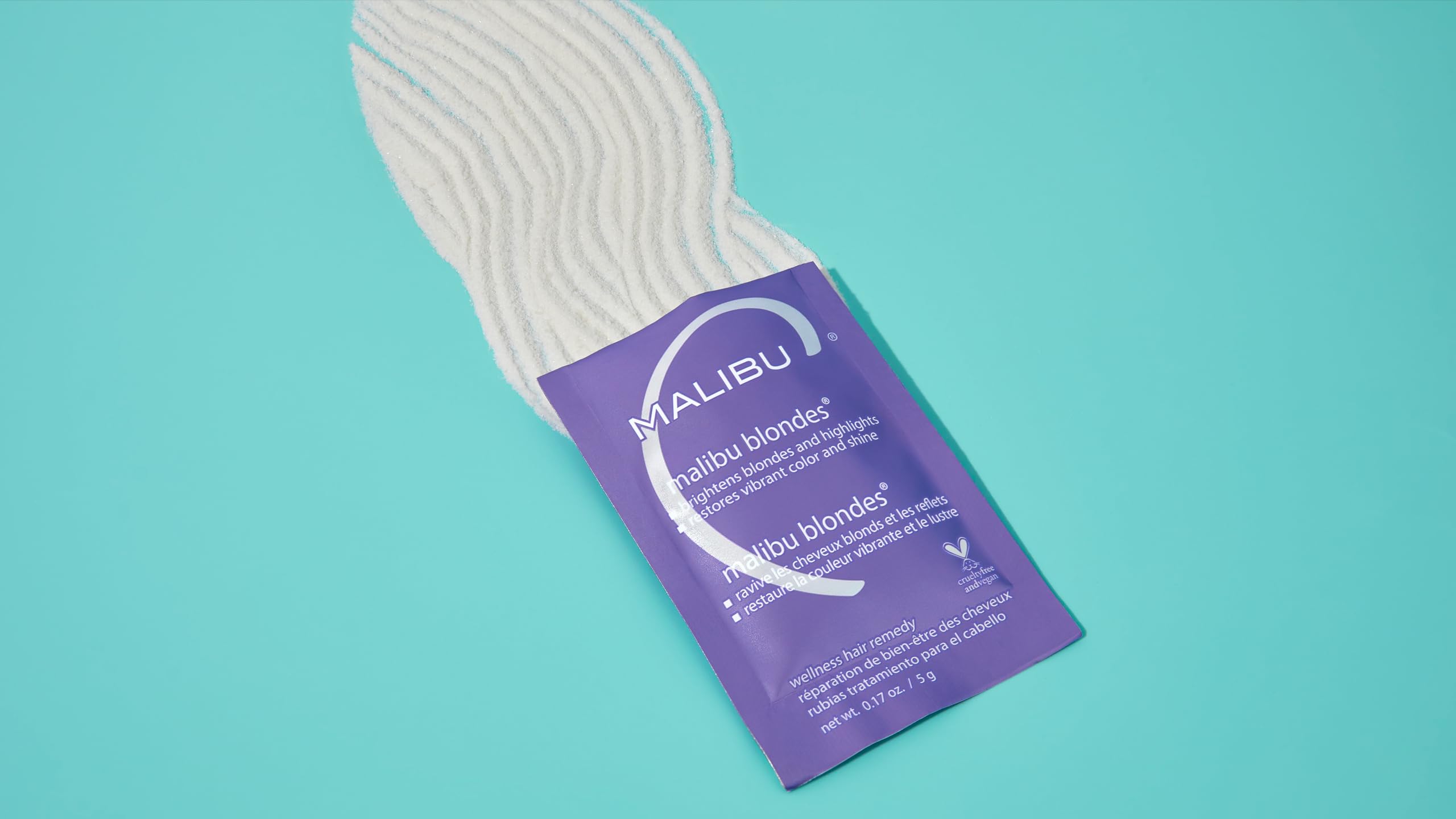 Malibu C Blondes Wellness Remedy travel sachets for on the go blondes.