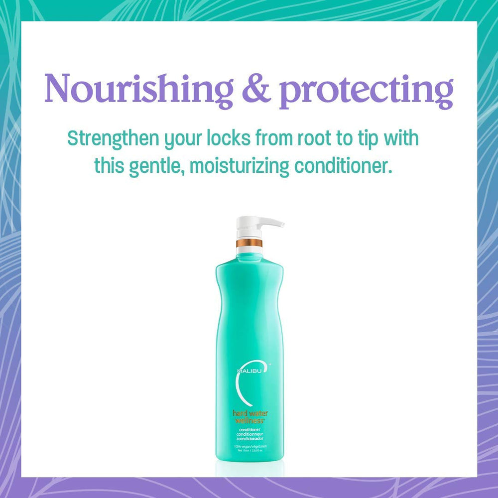 Malibu C Hydrate Color Conditioner being applied shows detangling ease.