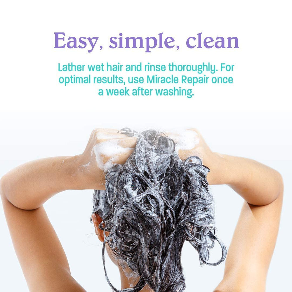 Processing cap usage demonstrates deeper conditioning with Malibu C Miracle Repair