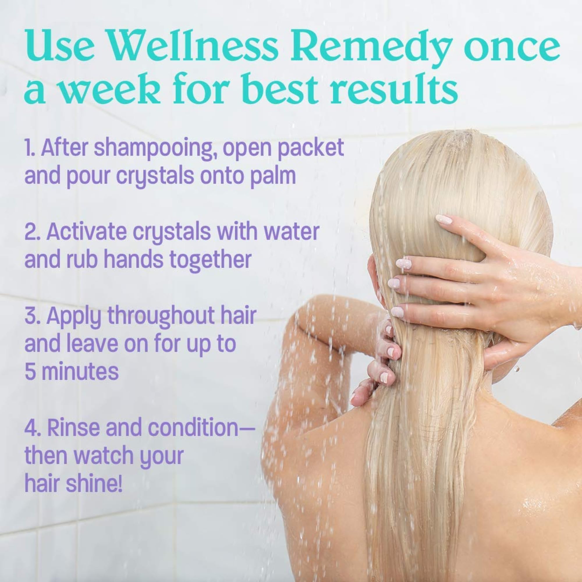 Malibu C Swimmers Wellness Remedy ingredients banner highlights vitamin C complex benefits for hair vitality
