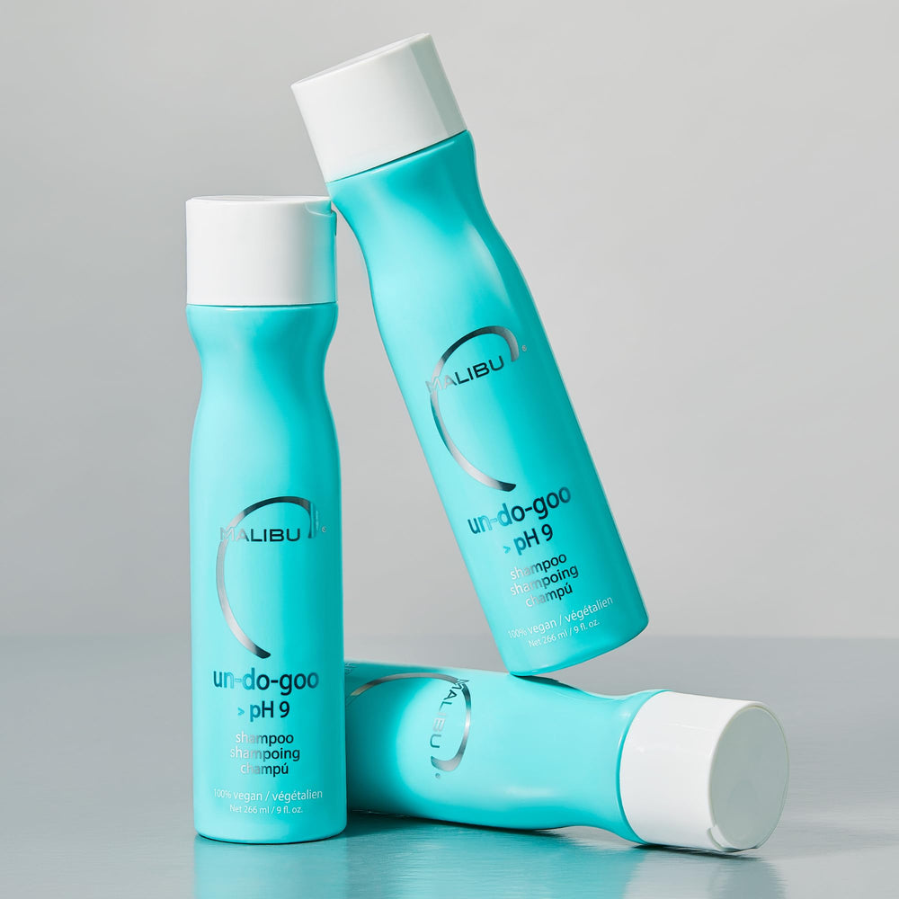 Malibu C Un-Do-Goo conditioner-pairing suggests follow-up conditioning after clarifying.